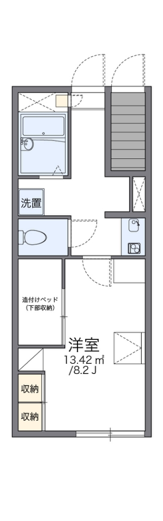 【レオパレスグローセの間取り】