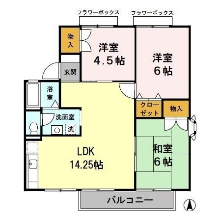 レストルペールの間取り