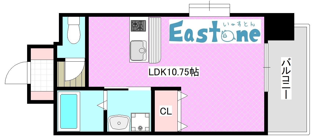 サンハイツ下荒田の間取り