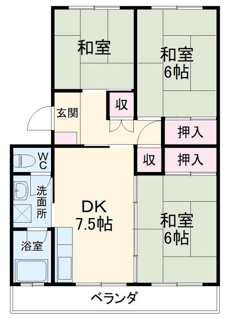 【第一伊藤コーポの間取り】