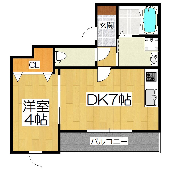 THE GARNET SUITE RESIDENCE京大前EASTの間取り