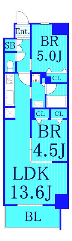 ブリシア新横浜の間取り