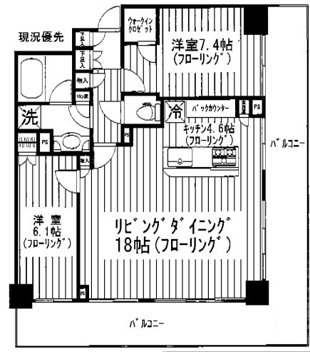 ブランズタワーみなとみらいの間取り