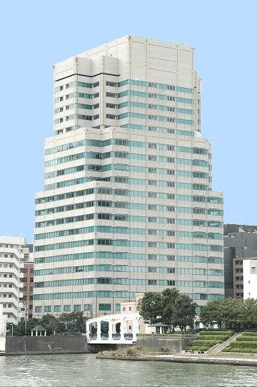 中央区新川のマンションの建物外観