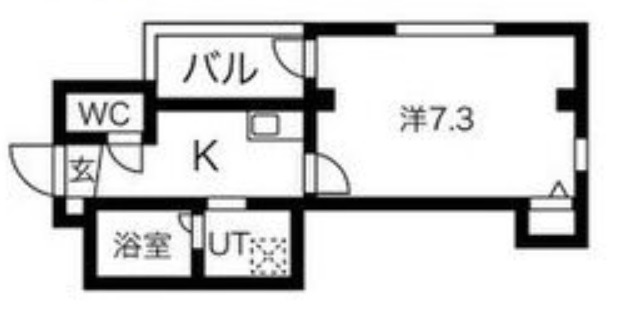 堺市堺区九間町西のマンションの間取り