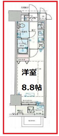 プラチナコート上野の間取り