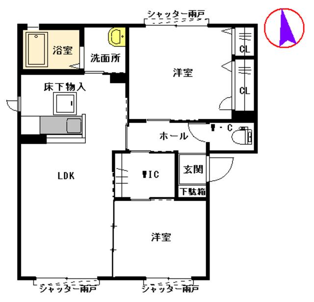 メゾン仲原の間取り