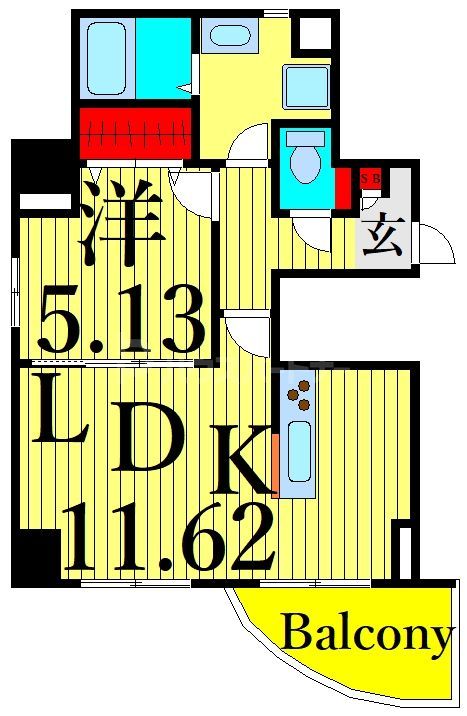 プリムKの間取り