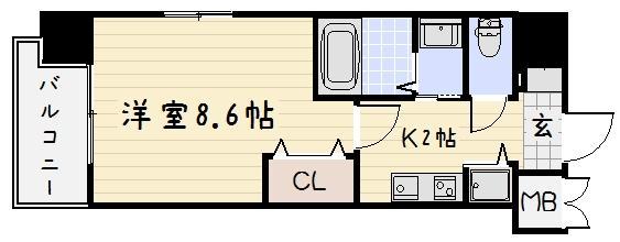 ベイプレイス小倉の間取り