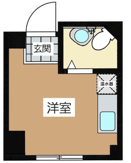 台東区千束のマンションの間取り