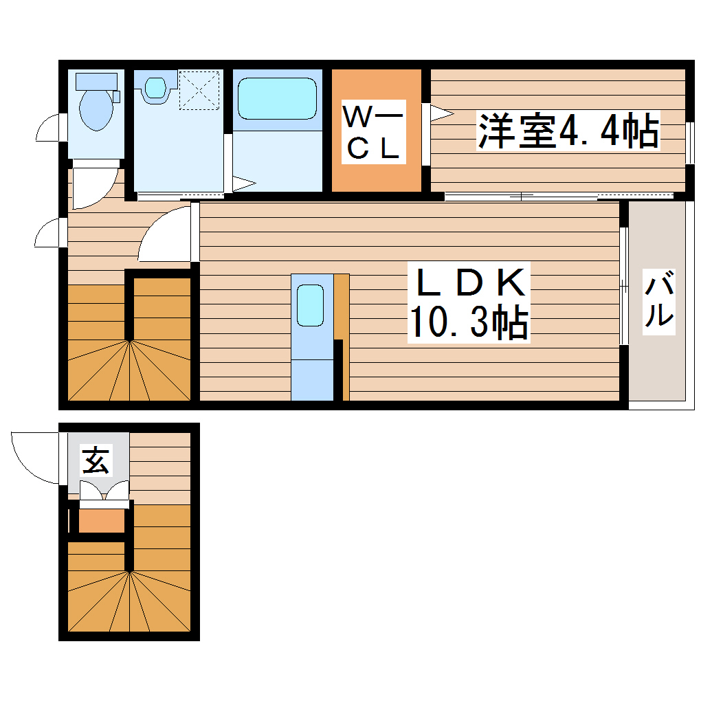 ボンヌシャンスの間取り