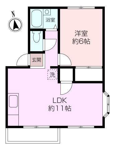 ハイツグリーンの間取り