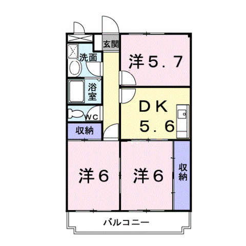 ファミーユ１の間取り