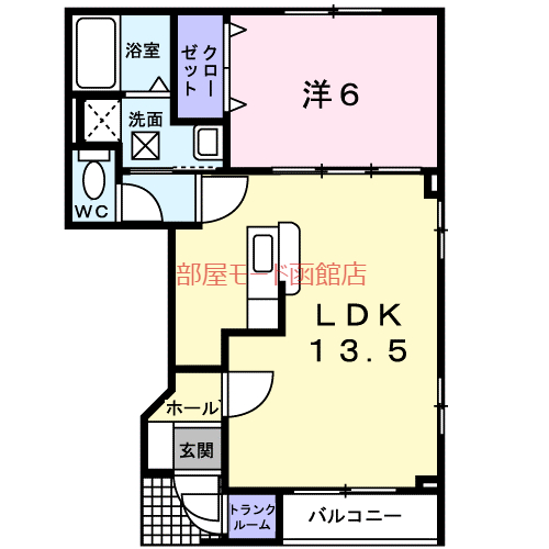 グランツ榎本の間取り