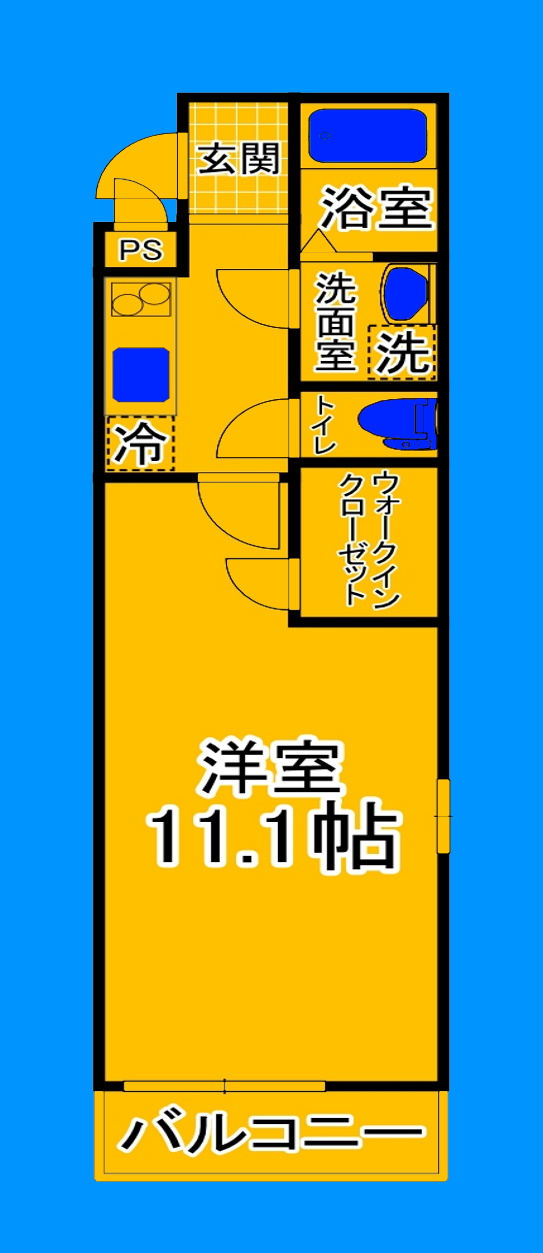 大阪市住吉区杉本のアパートの間取り