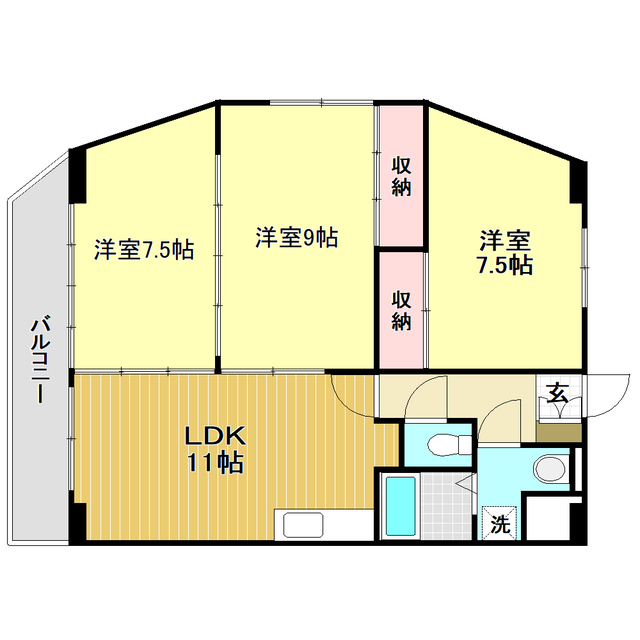 ロゼ３の間取り