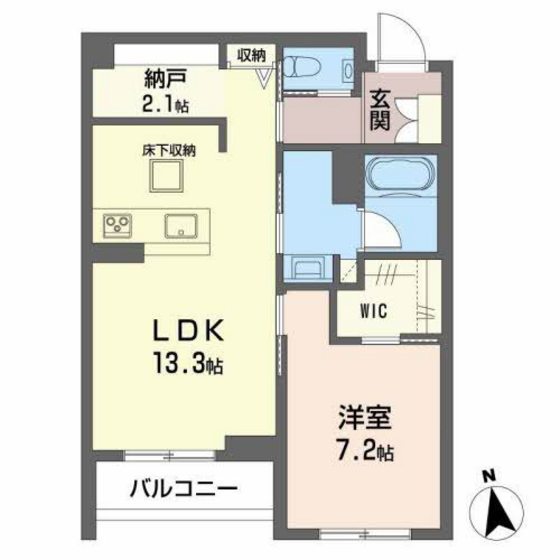 富岳五橋の間取り