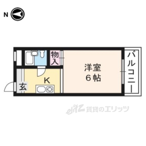 銀閣ＣＯＺＹハイツの間取り