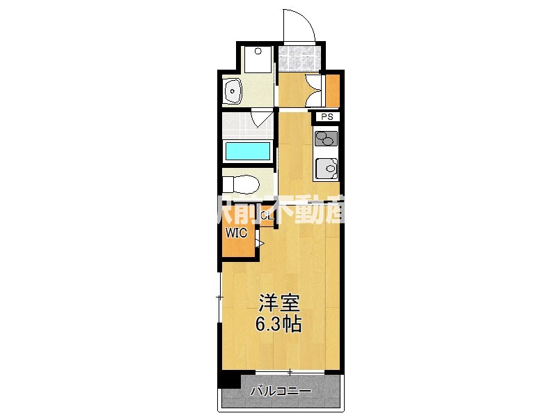 大川市大字酒見のマンションの間取り