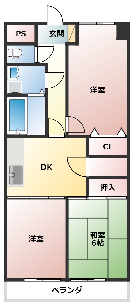 フレスコラヴィエの間取り