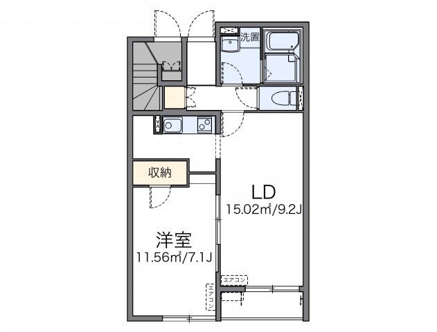 レオネクストオリーブの間取り