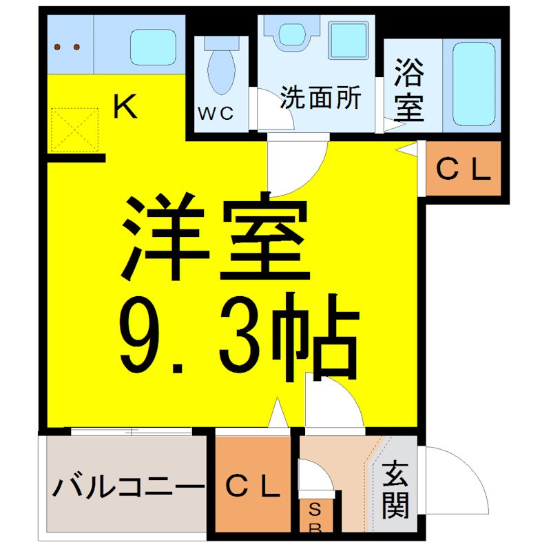 ベルフィノ名古屋の間取り