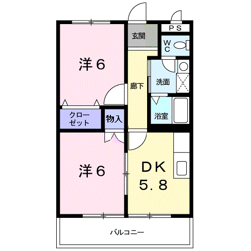 サニーハウス萩原の間取り