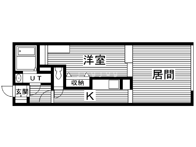 石狩郡当別町末広のマンションの間取り