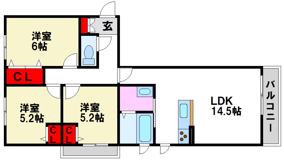 【MAST MAISON宰都の間取り】