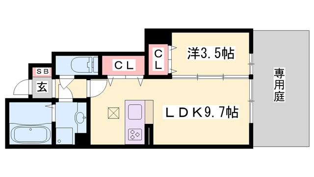 トレーフル緑ヶ丘の間取り