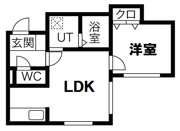 ヴィラ本通南の間取り