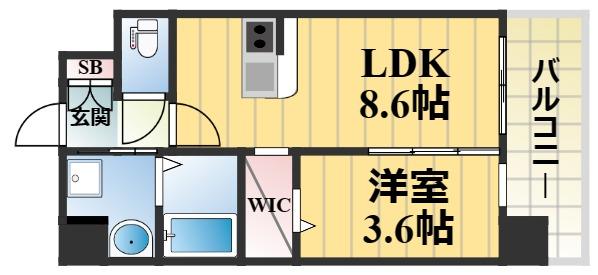 【ESTONE HIGASHIOSAKAの間取り】