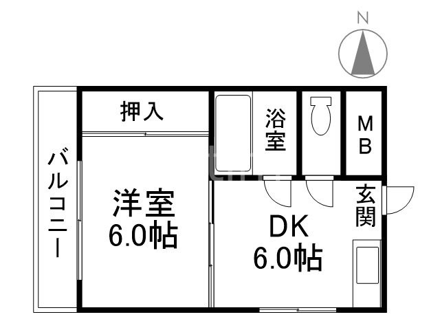 ウエストヴィラージュIの間取り