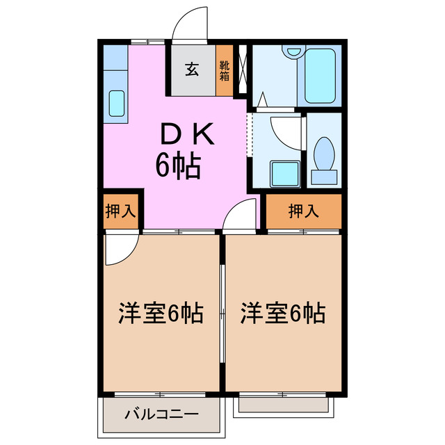 ファミール春木台Ａ・Ｂ棟の間取り