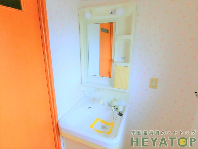 洗面設備　忙しい朝の支度に便利なシャワー付き洗面化粧台