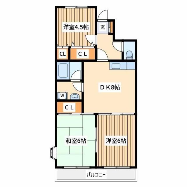 みすきゃんさすさがみ野の間取り