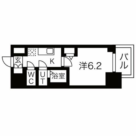 メイクスＷアート浅間町の間取り
