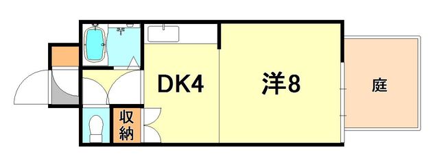 パックスヴィラ平野の間取り写真
