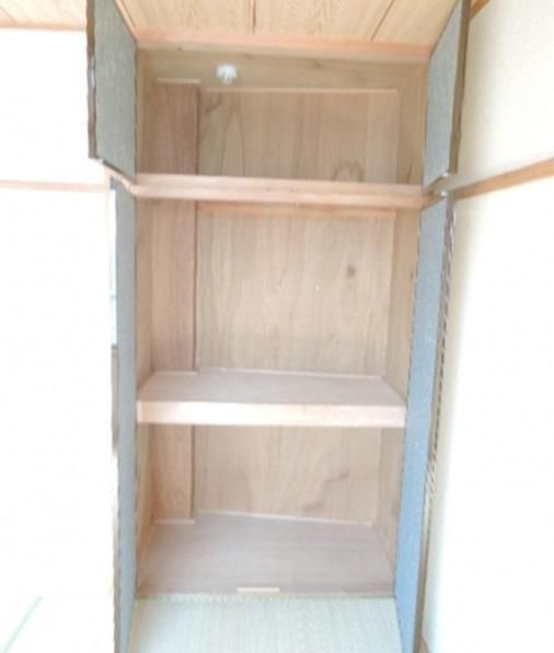 収納　奥行のある収納完備