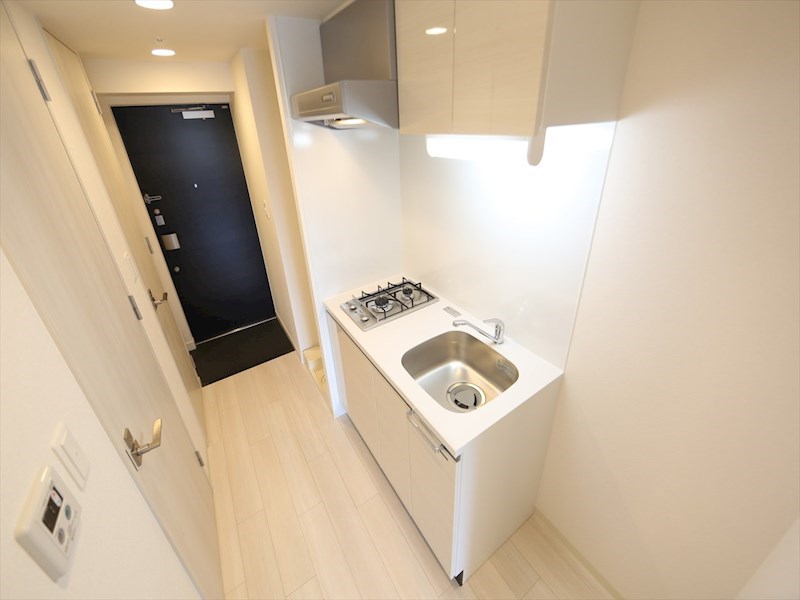 キッチン　システムキッチン（ガス2口コンロ付）