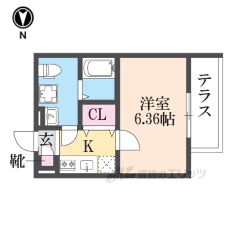 メゾンドペーシェ鴻池の間取り写真