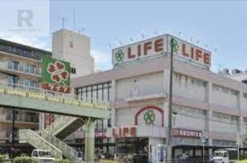 スーパー　ライフ深江橋店（スーパー）まで38m