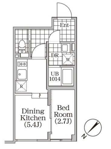 BRICK RESIDENCE 目黒本町の間取り写真