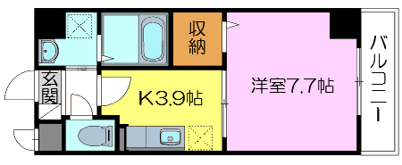 ボンボニエールの間取り