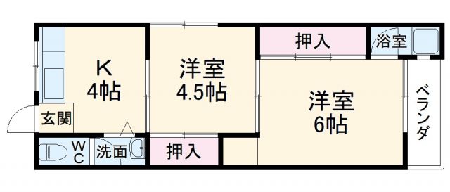 マンション千丈の間取り