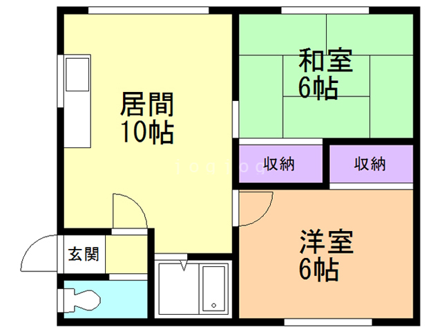 コーポみやびの間取り