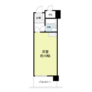 吹田市川園町のマンションの間取り