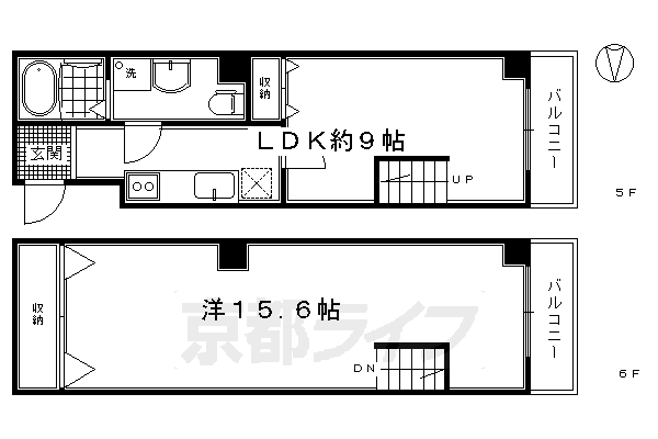 ブリエ五条大宮の間取り