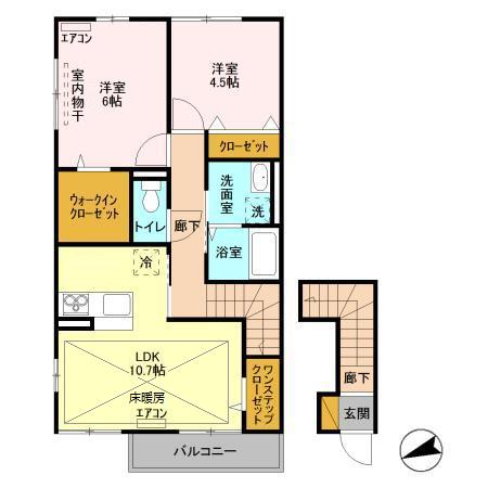 グリーンヴィレッジの間取り