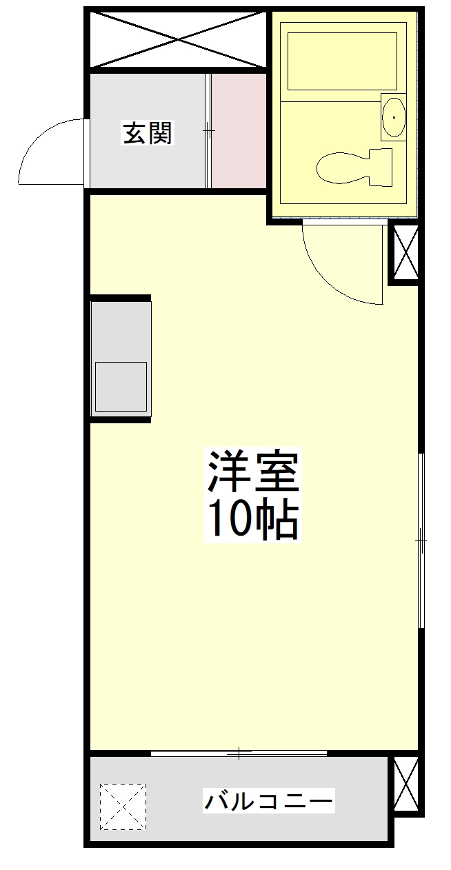 トーカンマンション山下町の間取り